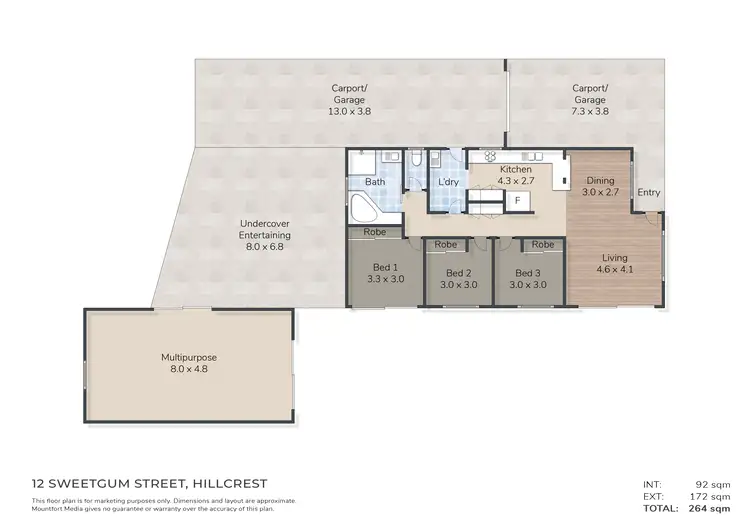 Floorplan of Homely house listing, 12 Sweetgum Street, Hillcrest QLD 4118