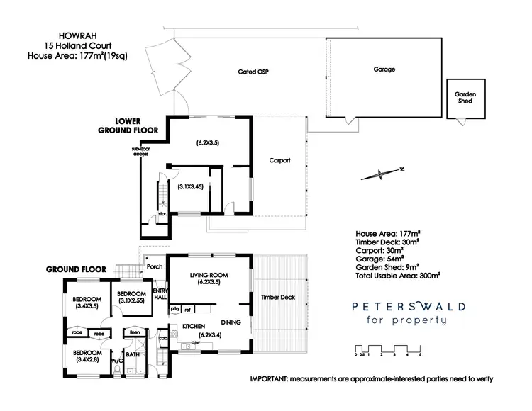 Floorplan of Homely house listing, 15 Holland Court, Howrah TAS 7018