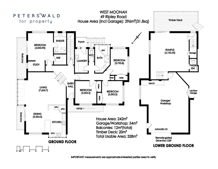 Floorplan of Homely house listing, 49 Ripley Road, West Moonah TAS 7009