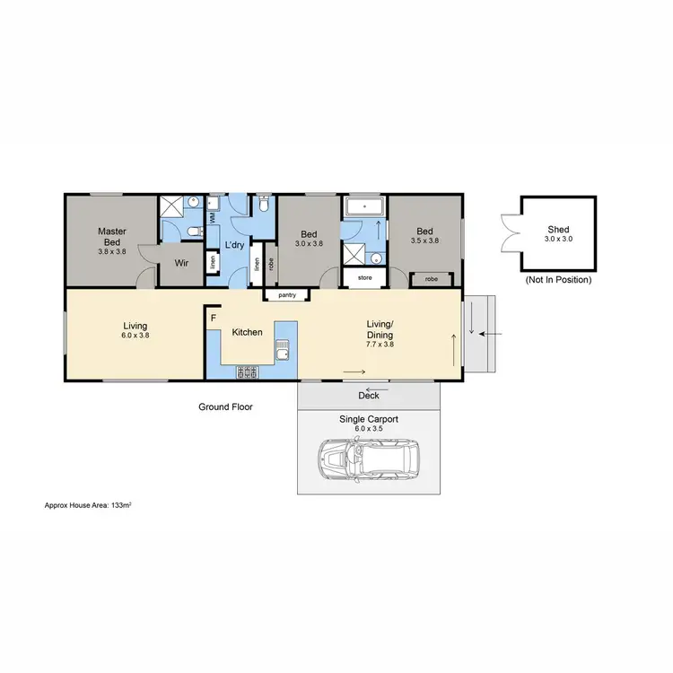 Floorplan of Homely house listing, 23 Sunningdale Road, Rosebud VIC 3939