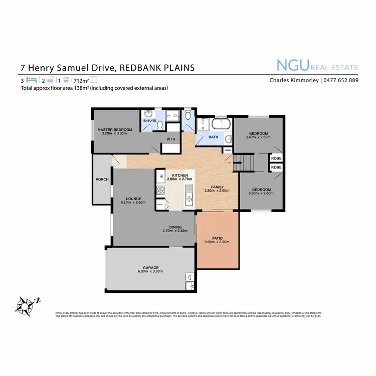 Floorplan of Homely house listing, 7 Henry Samuel Drive, Redbank Plains QLD 4301