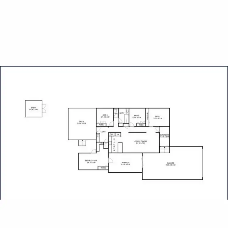 Floorplan of Homely house listing, 8 Priest Street, Rockville QLD 4350