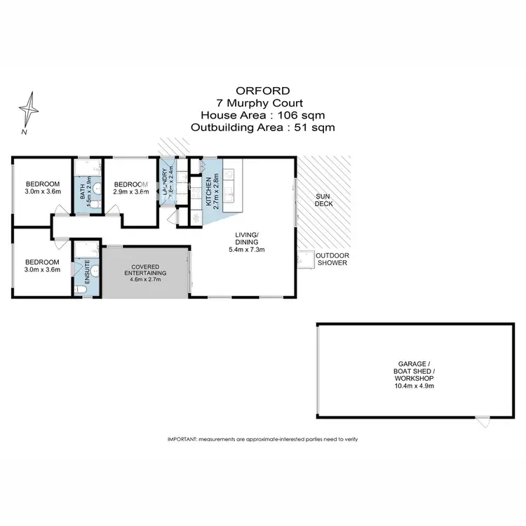 Floorplan of Homely house listing, 7 Murphy Court, Orford TAS 7190