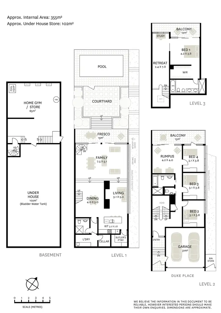 Floorplan of Homely house listing, 7a Duke Place, Balmain East NSW 2041