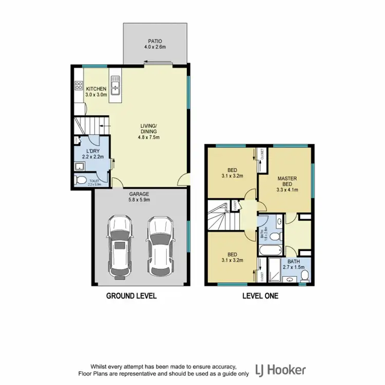 Floorplan of Homely townhouse listing, 39/20 Eminence Lane, Bridgeman Downs QLD 4035