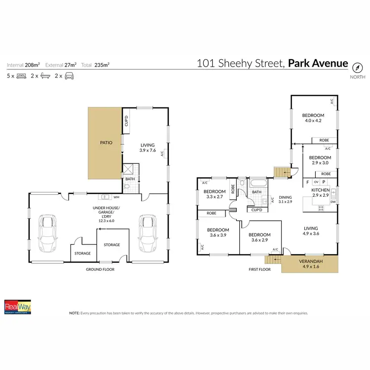 Floorplan of Homely house listing, 101 Sheehy Street, Park Avenue QLD 4701