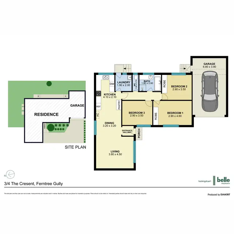 Floorplan of Homely unit listing, 3/4 The Crescent, Ferntree Gully VIC 3156