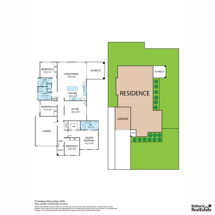 Floorplan of Homely house listing, 75 Graham Drive, Kelso NSW 2795