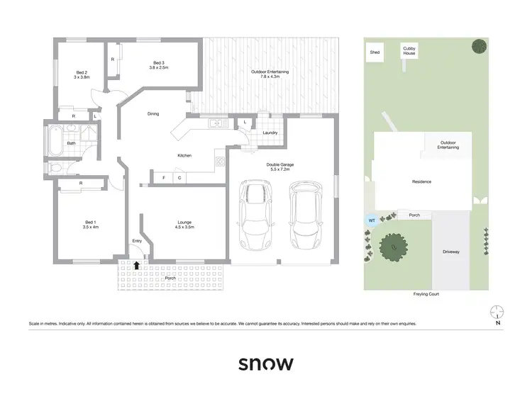 Floorplan of Homely house listing, 20 Freyling Court, Kearneys Spring QLD 4350