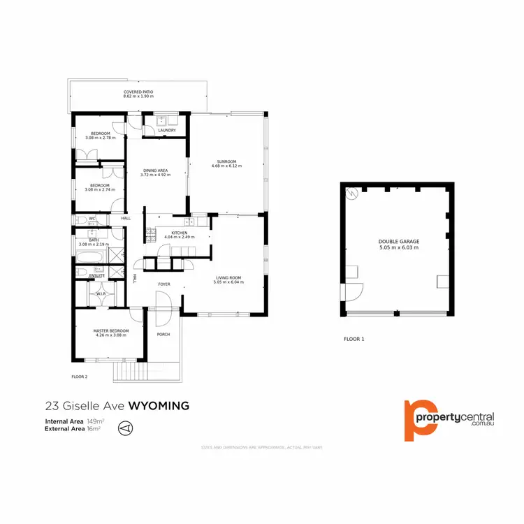 Floorplan of Homely house listing, 23 Giselle Avenue, Wyoming NSW 2250