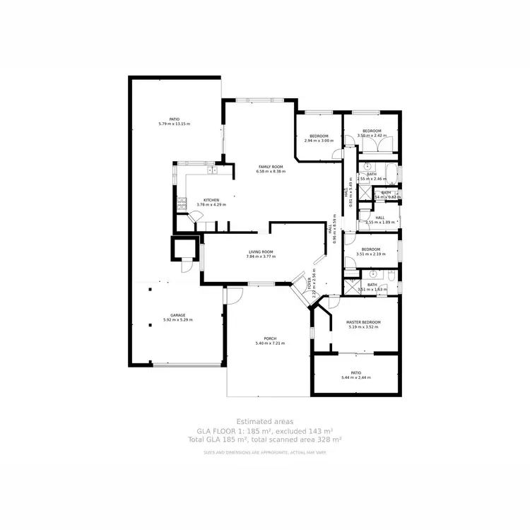 Floorplan of Homely house listing, 14 Crosshill Green, Kinross WA 6028