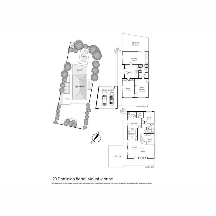 Floorplan of Homely house listing, 90 Dominion Road, Mount Martha VIC 3934
