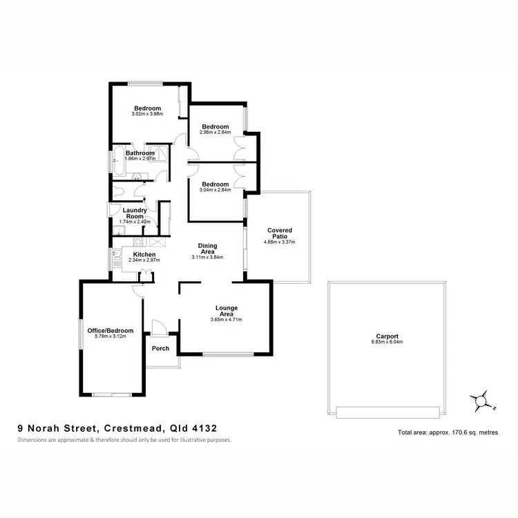 Floorplan of Homely house listing, 9 Norah Street, Crestmead QLD 4132