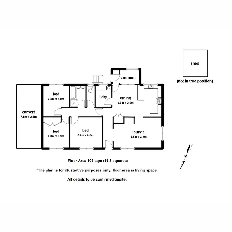 Floorplan of Homely house listing, 55 Main Street, Gembrook VIC 3783