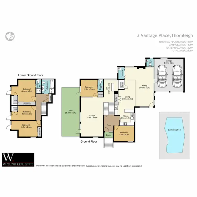 Floorplan of Homely house listing, 3 Vantage Place, Thornleigh NSW 2120