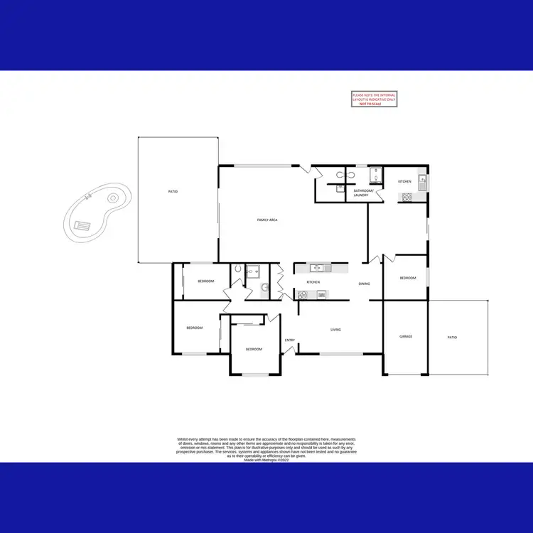 Floorplan of Homely house listing, 46 Ellesmere Road, Lynwood WA 6147