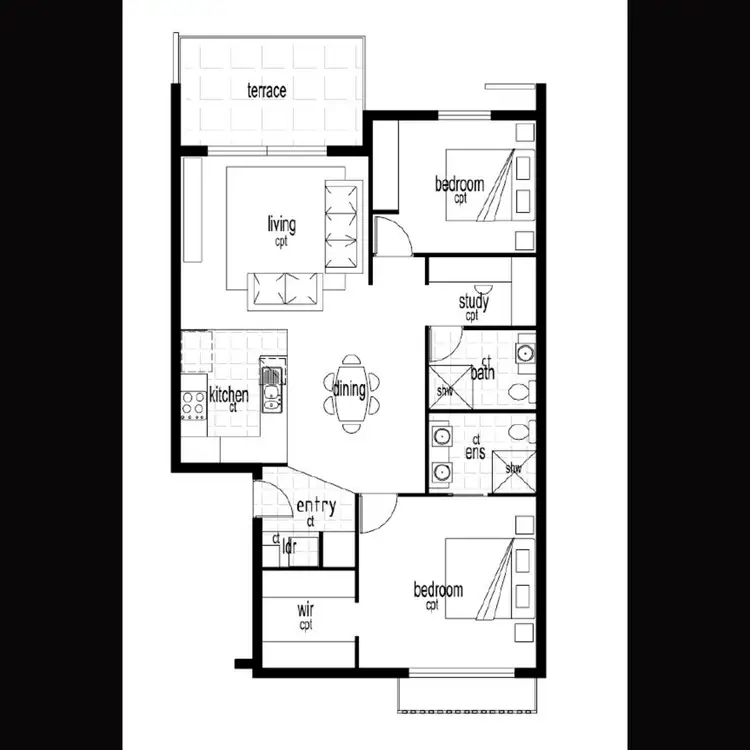 Floorplan of Homely unit listing, 85/1 Boulton Drive, Nerang QLD 4211