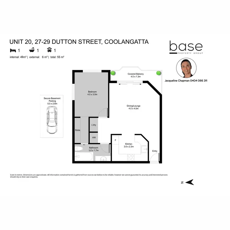 Floorplan of Homely unit listing, 20/27-29 Dutton Street, Coolangatta QLD 4225