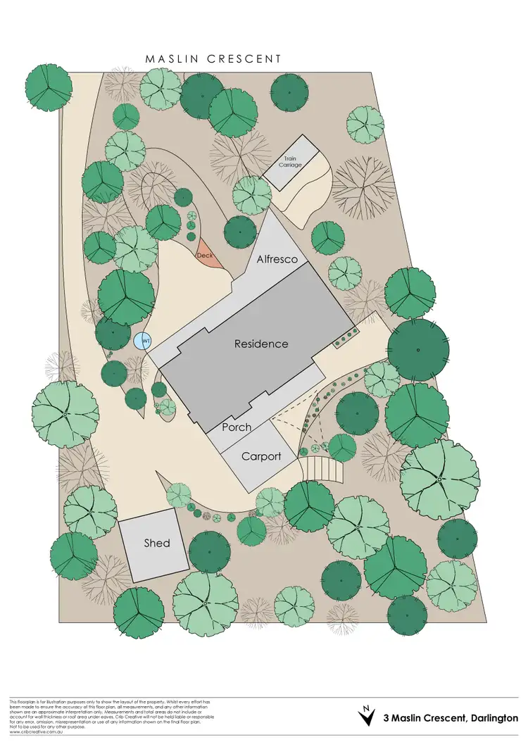Floorplan of Homely house listing, 3 Maslin Crescent, Darlington WA 6070