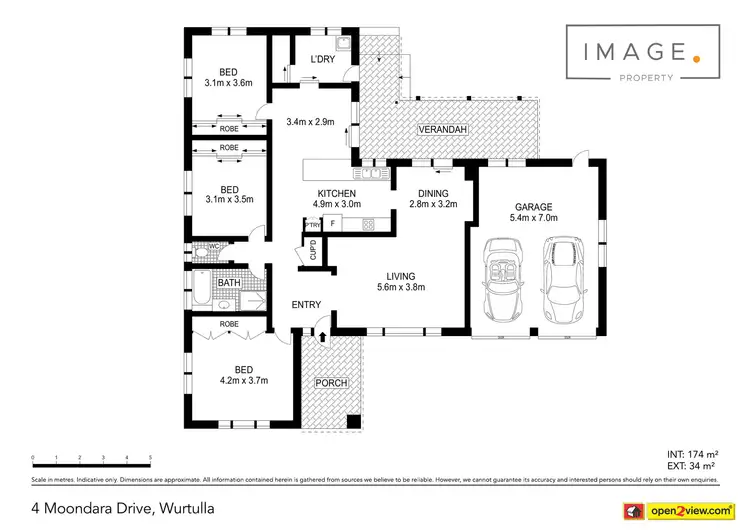 Floorplan of Homely house listing, 4 Moondara Drive, Wurtulla QLD 4575