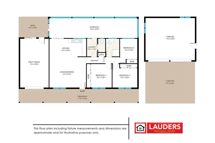 Floorplan of Homely rural property listing, 3 Rainforest Drive, Mitchells Island NSW 2430