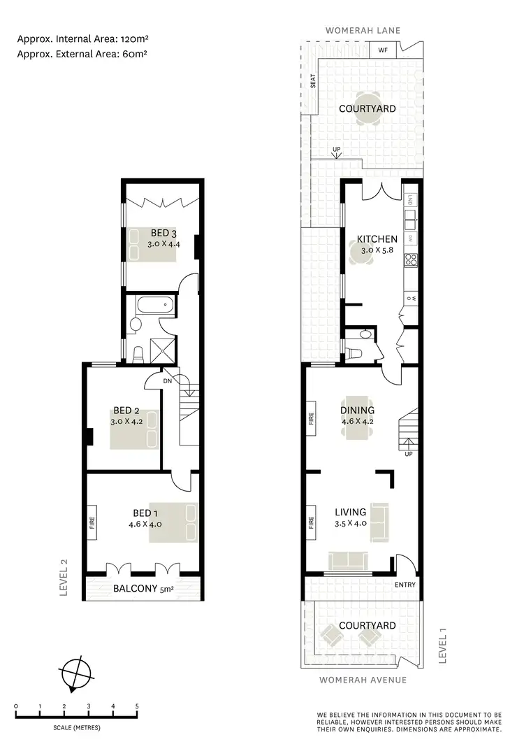Floorplan of Homely terrace listing, 20B Womerah Avenue, Darlinghurst NSW 2010