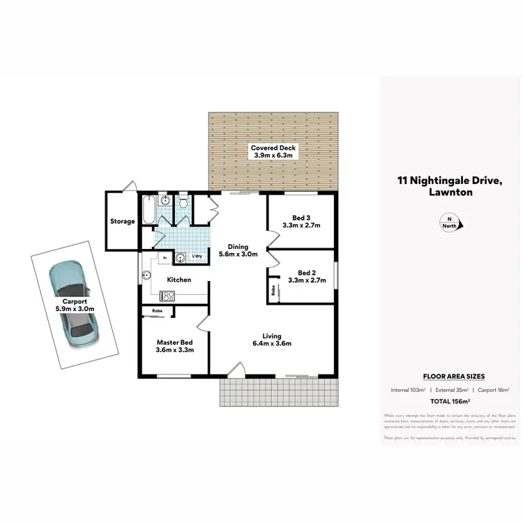 Floorplan of Homely house listing, 11 Nightingale Drive, Lawnton QLD 4501
