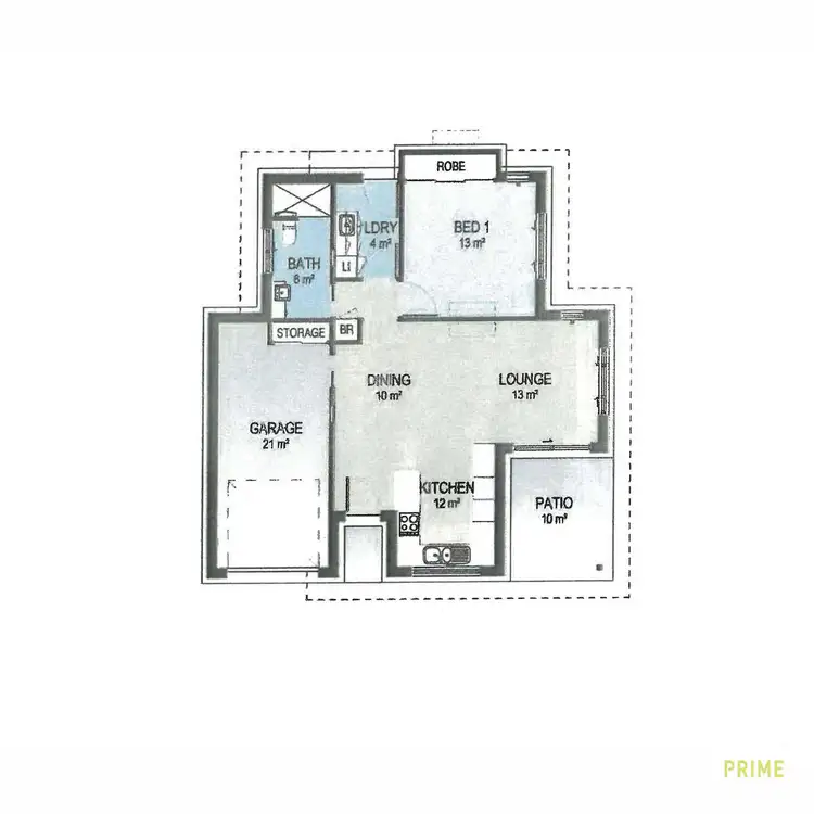 Floorplan of Homely villa listing, Villa 421/74-98 Emerald Park Way, Urangan QLD 4655