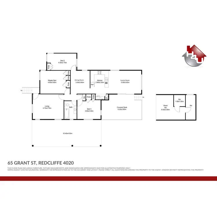 Floorplan of Homely house listing, 65 Grant Street, Redcliffe QLD 4020