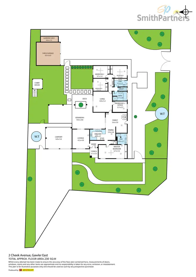 Floorplan of Homely house listing, 2 Cheek Avenue, Gawler East SA 5118