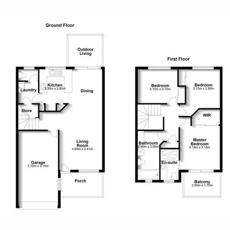 Floorplan of Homely townhouse listing, 10/259 Albany Creek Road, Bridgeman Downs QLD 4035