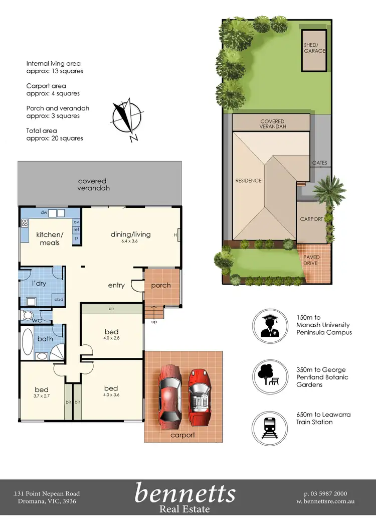 Floorplan of Homely house listing, 8 Millard Street, Frankston VIC 3199