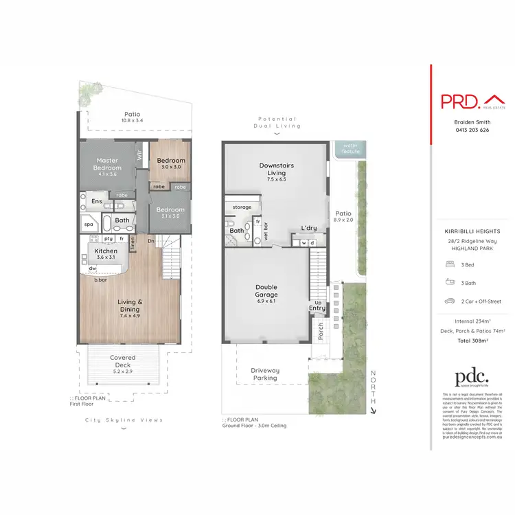 Floorplan of Homely house listing, 28/2 Ridgeline Way, Highland Park QLD 4211