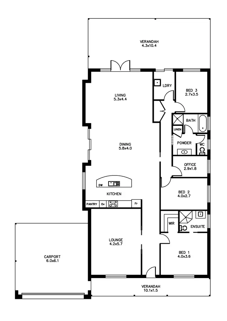 Floorplan of Homely house listing, 28 Forgan Street, Crystal Brook SA 5523