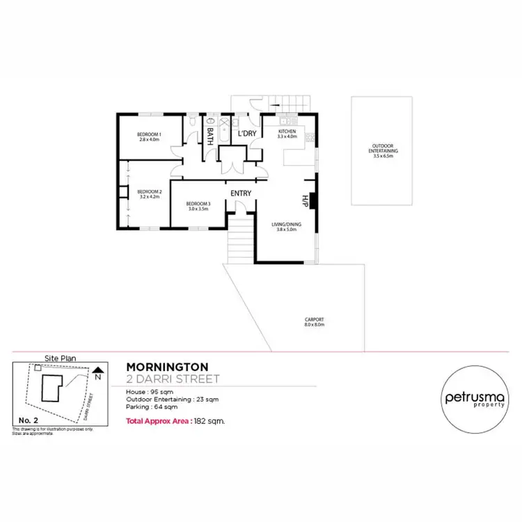 Floorplan of Homely house listing, 2 Darri Street, Mornington TAS 7018