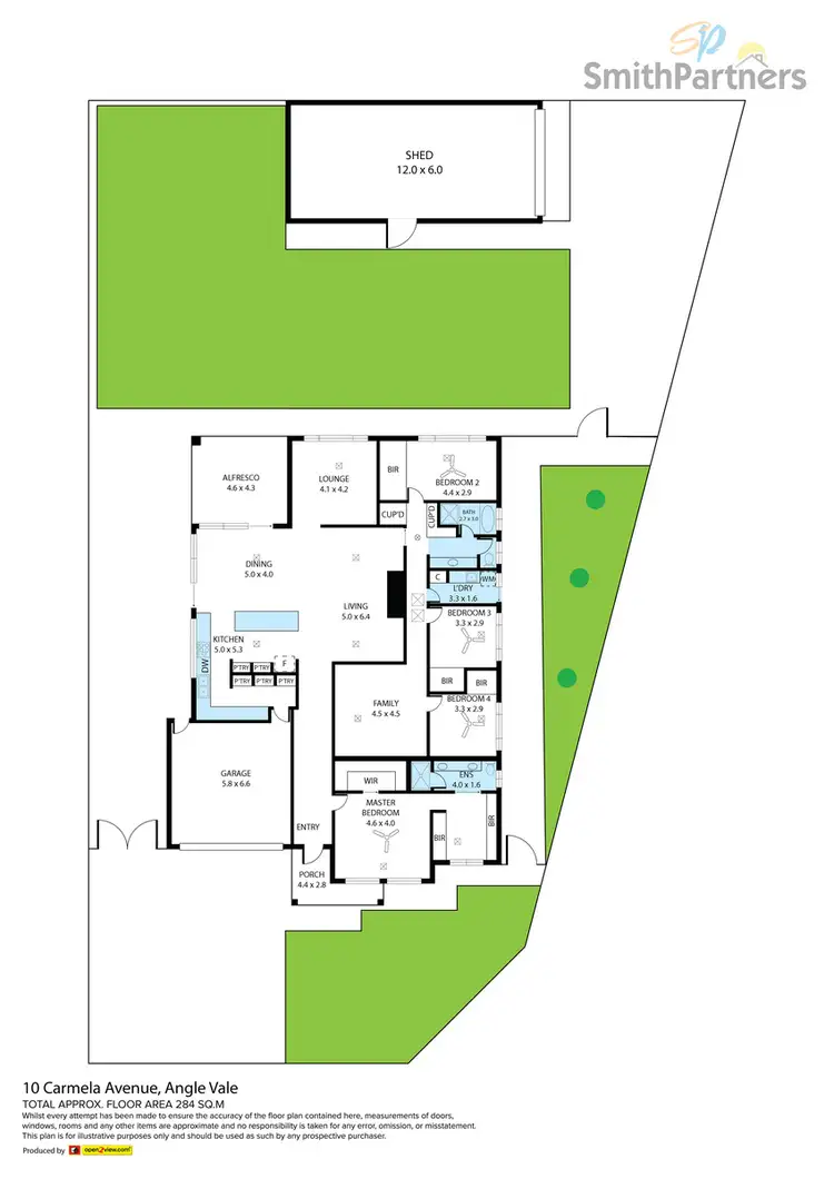 Floorplan of Homely house listing, 10 Carmela Avenue, Angle Vale SA 5117