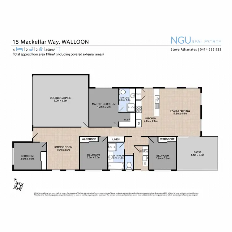Floorplan of Homely house listing, 15 Mackellar Way, Walloon QLD 4306