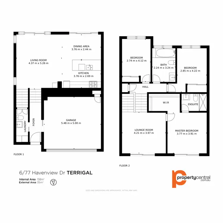 Floorplan of Homely townhouse listing, 6/77-81 Havenview Road, Terrigal NSW 2260
