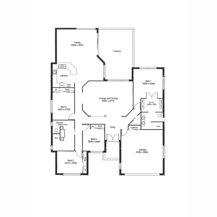 Floorplan of Homely house listing, 2 Perry Road, Cabarlah QLD 4352