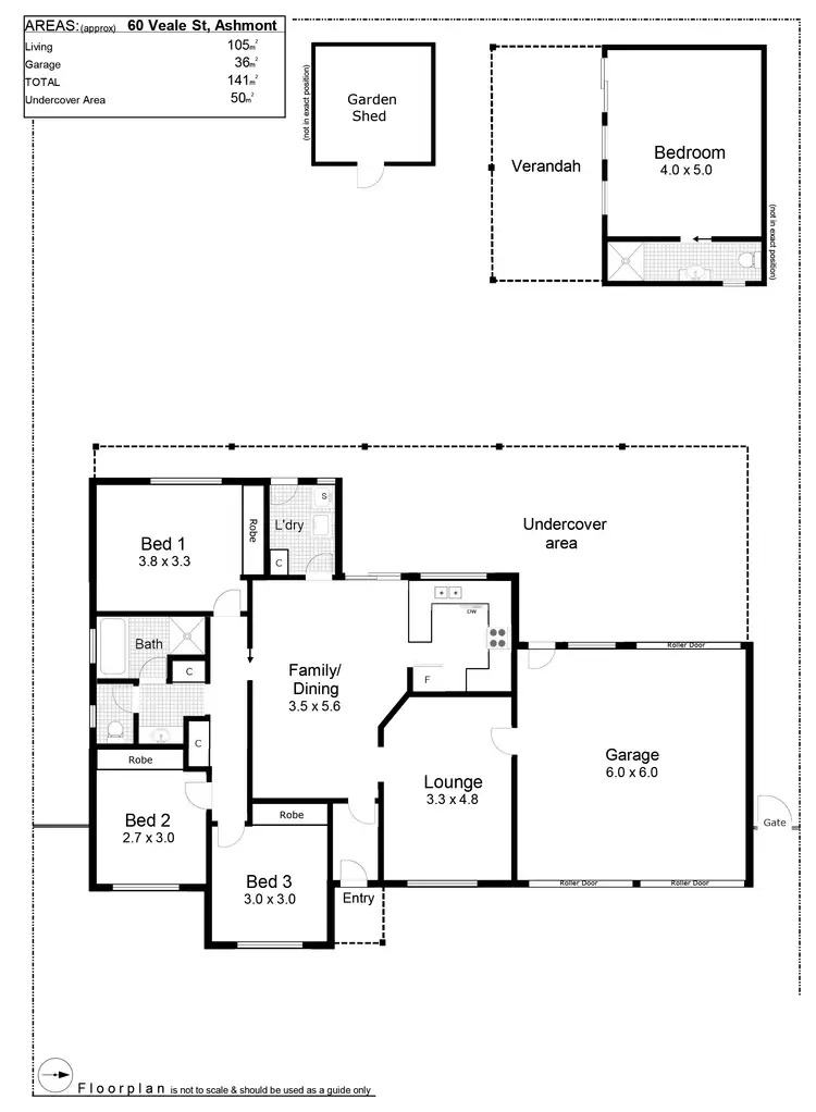Floorplan of Homely house listing, 60 Veale Street, Ashmont NSW 2650