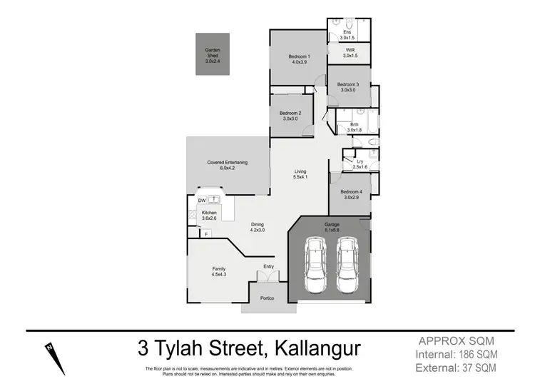 Floorplan of Homely house listing, 3 Tylah Street, Kallangur QLD 4503