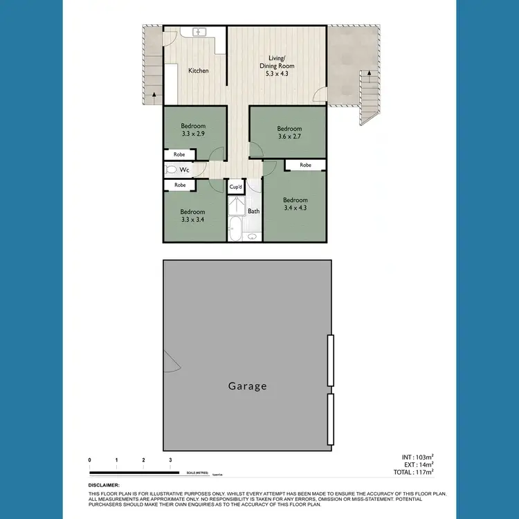 Floorplan of Homely house listing, 17 Geraldine Street, Wavell Heights QLD 4012
