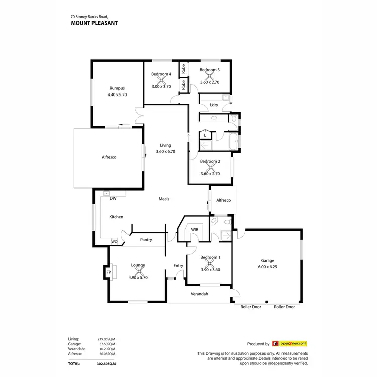 Floorplan of Homely rural property listing, 70 Stoney Banks Road, Mount Pleasant SA 5235