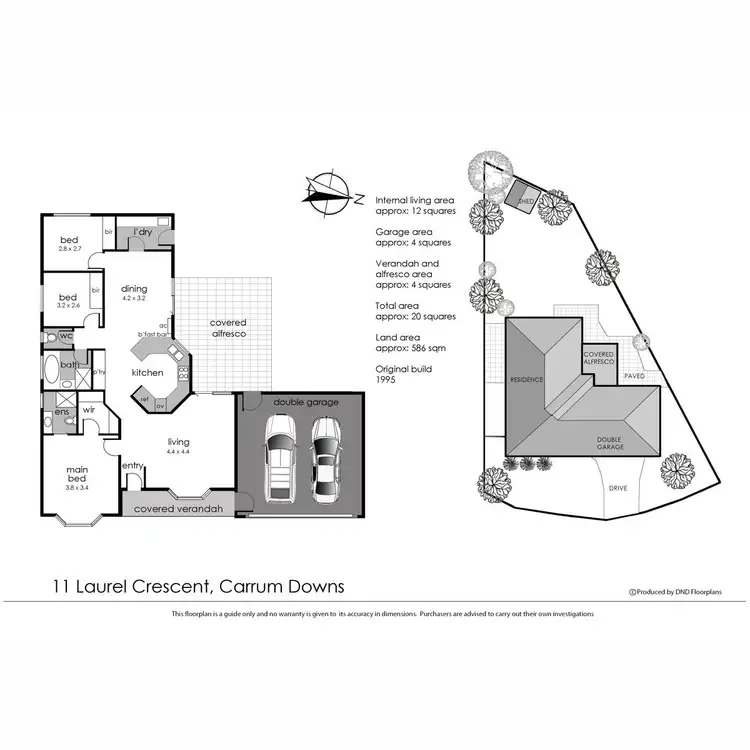 Floorplan of Homely house listing, 11 Laurel Crescent, Carrum Downs VIC 3201