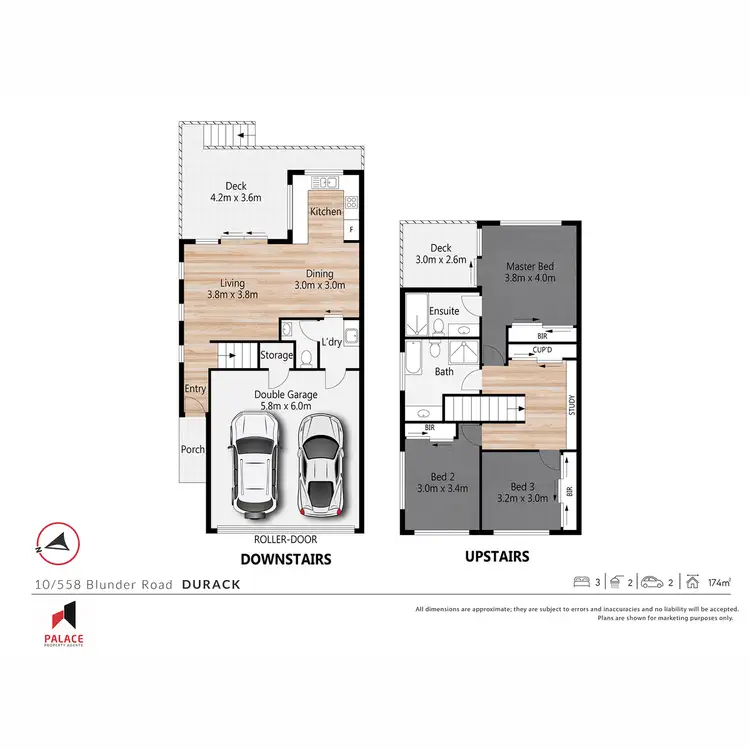 Floorplan of Homely townhouse listing, 10/558 Blunder Road, Durack QLD 4077