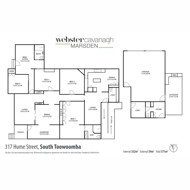 Floorplan of Homely house listing, 317 Hume Street, South Toowoomba QLD 4350