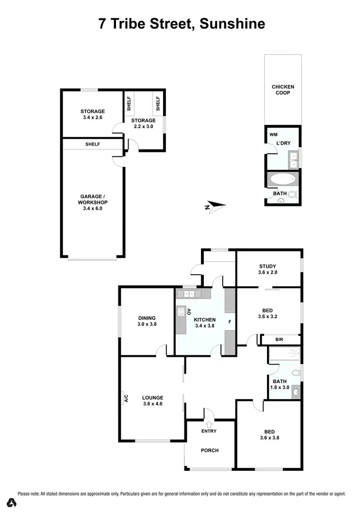 Floorplan of Homely house listing, 7 Tribe Street, Sunshine VIC 3020