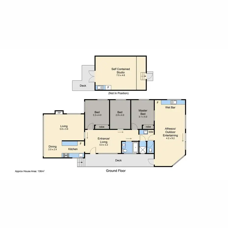 Floorplan of Homely house listing, 21 Mark Street, Rosebud VIC 3939