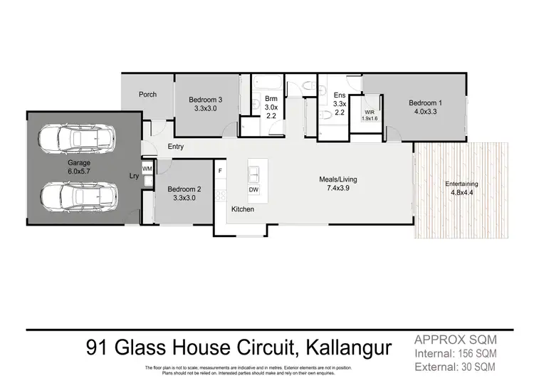 Floorplan of Homely house listing, 91 Glass House Circuit, Kallangur QLD 4503