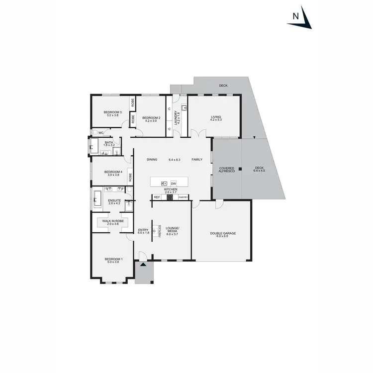 Floorplan of Homely house listing, 72 Parkedge Circuit, Rosebud VIC 3939